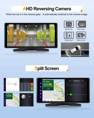 CAMECHO Android 13 Carplay 8 rdzeni 2G+32G ekran WiFi FM AUX kamera cofania na Arena.pl
