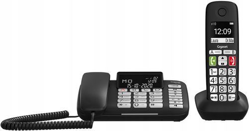 Telefon stacjonarny GIGASET DL780 Plus Czarny na Arena.pl