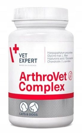 Arthrovet complex Suplementy dla kota, dla psa Vet Expert tabletki 60 szt. na Arena.pl