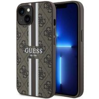 Etui Guess do iPhone 15 Plus, iPhone 14 Plus, Brązowy, MagSafe