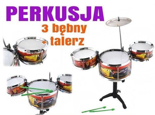 PERKUSJA 3 BĘBNY + TALERZ na Arena.pl
