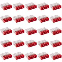 25x WAGO SZYBKOZŁĄCZKA ZŁĄCZKA 4x0,5-2,5 2273-204