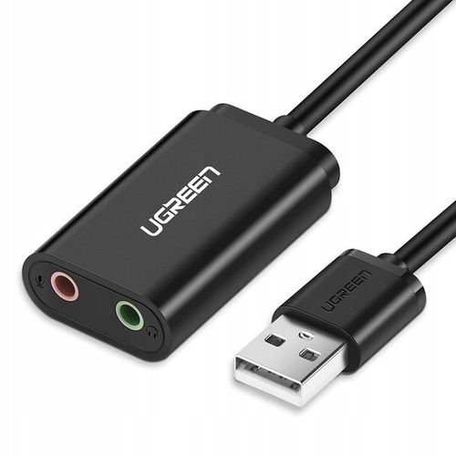 Karta dźwiękowa USB ZEWNĘTRZNA Do Laptopa komputera Adapter Jack UGREEN na Arena.pl
