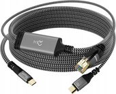 Kabel 2 X USB-C + 100W PD 1,8M