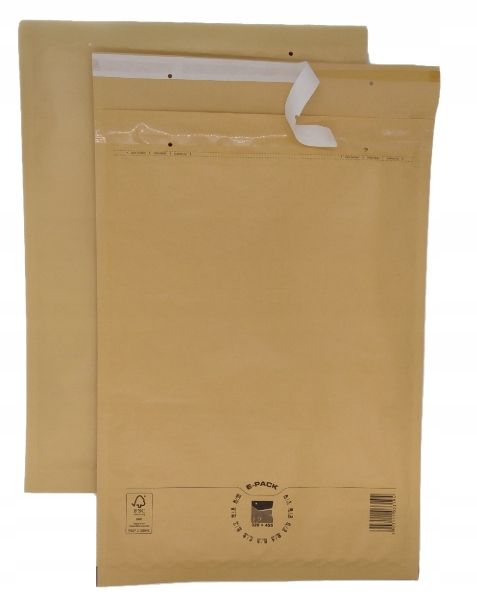 Koperty bąbelkowe I19 450x320 E-Pack BRĄZOWE duże HURT x50 zdjęcie 2