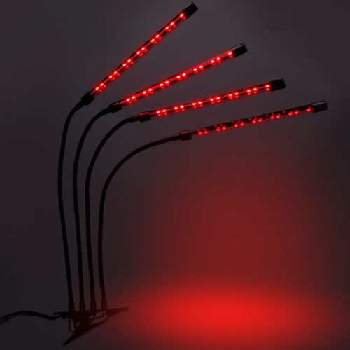 lampa led do wzrostu roślin 80 diod timer 25 w uprawa roślin do domu na Arena.pl