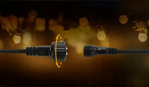 GIRLANDA LAMPKI SIECIOWE SZNUR 8M 10Żar na TARAS L zdjęcie 3