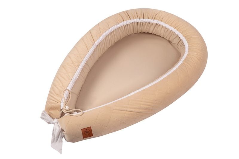 Kokon niemowlęcy kremowy VELVET SOFT zdjęcie 6