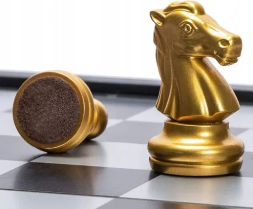 SZACHY KLASYCZNE 25X25 GRA SKŁADANE SZACHOWNICA PREZENT na Arena.pl