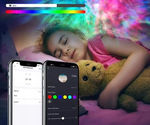 PROJEKTOR GWIAZD LAMPKA NOCNA RZUTNIK LED DO SYPIALNI DLA DZIECI NA PREZENT na Arena.pl