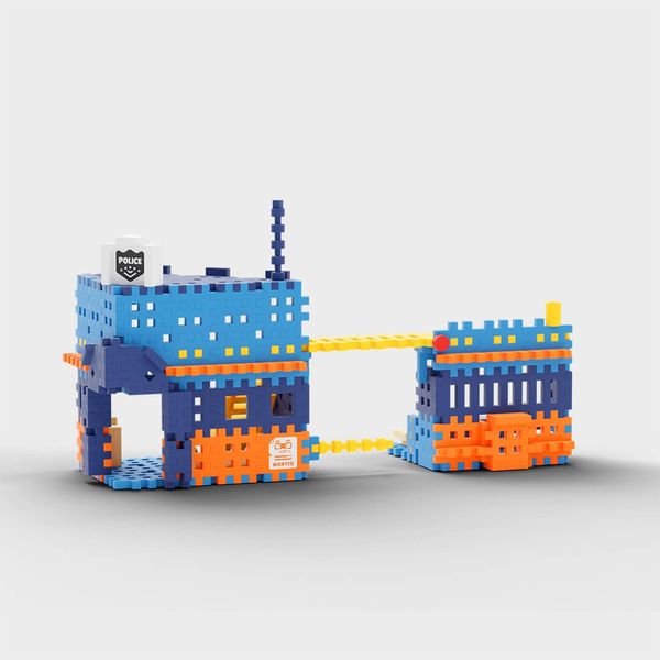 Mini Waffle Marioinex City Posterunek Policji, komisariat 280 el 4 fig zdjęcie 8