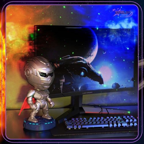 Projektor Gwiazd z Głośnikiem Bluetooth Lampka + 8 Dźwięków Relaksuje 4w1 na Arena.pl