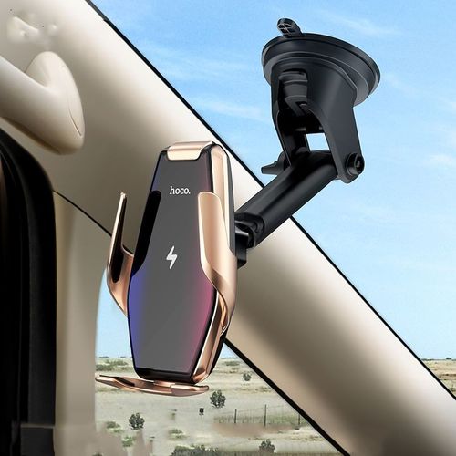 HOCO S14 CAR MOUNT WIRELESS CHARGER SILVER na Arena.pl