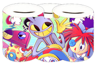 Skarbonka Ceramiczna The Amazing Digital Circus - Niesamowity cyfrowy cyrk