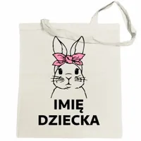 Torba dla Dziecka do Szkoły Przedszkola Króliczek + imię