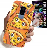 ETUI DO SAMSUNG GALAXY S9 PLUS - SŁODKIE UŚMIECHNIĘTE PIZZE CASE + FOLIA
