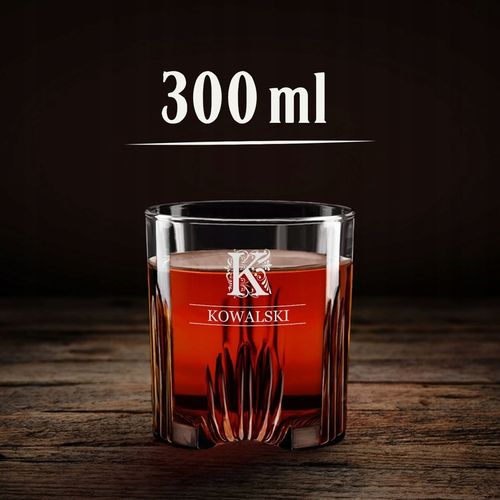 Karafka 6 Szklanek Zestaw do Whisky z Grawerem Prezent na Urodziny Imieniny na Arena.pl