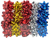 WSTĄŻKA SAMOPRZYLEPNA ROZETA KOKARDKA 40 SZT 5,5 CM