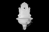 ZLEW OGRODOWY ŻELIWNY MAŁY BIAŁY DO OGRODU FONTANNA RETRO PIĘKNY