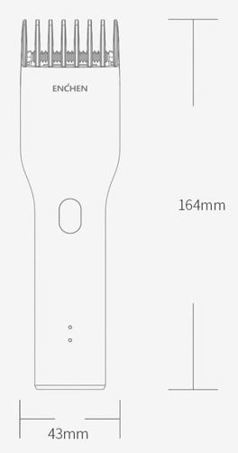 Enchen Boost maszynka do strzyżenia włosów biała zdjęcie 4