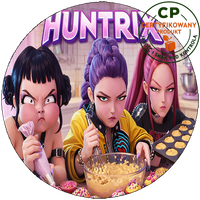 Opłatek waflowy na tort - K-Pop Demon Hunters - Przygody Huntrix