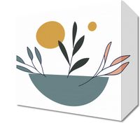 Obraz 20x20cm Miska Roślinności