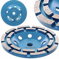 TARCZA DO SZLIFOWANIA TWARDEGO BETONU GARNKOWA 125MM FREZ JAKOŚĆ PREMIUM RS