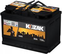 AKUMULATOR SAMOCHODOWY KOZAK KO800 80AH/780A [SAE] 80AH