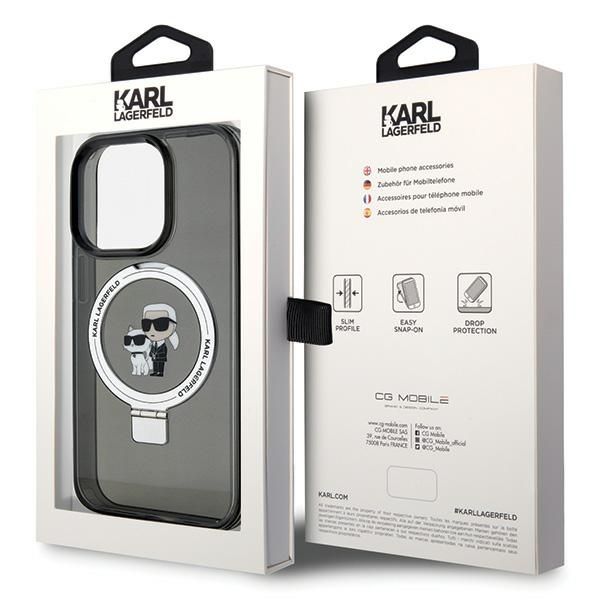 Etui Karl Lagerfeld do iPhone 15 Pro, Czarny, MagSafe zdjęcie 8