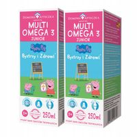 TRAN Multi OMEGA 3 Junior EPA i DHA Witaminy Dla dzieci ODPORNOŚĆ ZESTAW