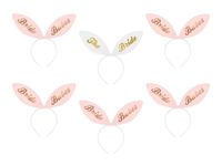 Opaski króliczka Bride Squad, 6 szt.