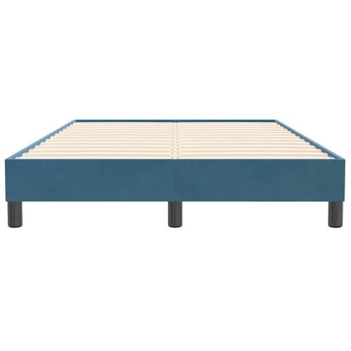 Łóżko typu Box Spring bez materaca Ciemnoniebieskie 120x210 cm na Arena.pl