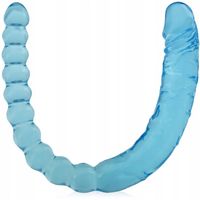 DWUSTRONNY PENIS DILDO 45 cm - DO ANUSA I WAGINY