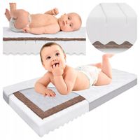 Materac 120x60 PIANKA KOKOS TWARDY do Łóżeczka 60x120 cm Kokosowy Dziecięcy