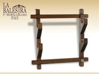 Wieszak na 2 krótkie sztuki broni