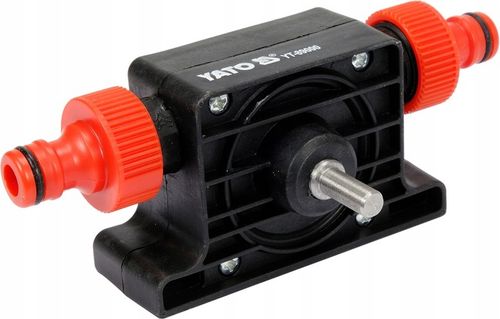 Pompa pompka na wiertarkę do wody i paliwa YATO + 3 metry węża na Arena.pl