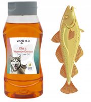 Olej z Wątroby Dorsza 500ml Tran Sierść Wit. A i D