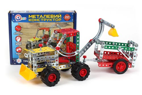klocki metalowe konstruktor 265 elementów technok  4876 na Arena.pl