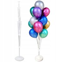 Stojak STELAŻ na BALONY 13 Patyczków Dekoracja Ślub Komunia Urodziny 130cm