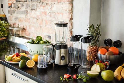 Blender kielichowy do SMOOTHIE KOKTAJLI szklany MŁYNEK do kawy KRUSZY LÓD na Arena.pl