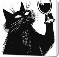 Obraz 70x70cm Koci Wirtuoz