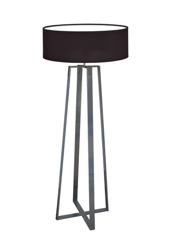 Lampa stojąca  MOSS E27 abażur walec na Arena.pl