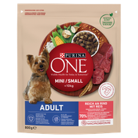 PURINA ONE Mini Adult Wołowina, ryż - sucha karma dla psa - 800g