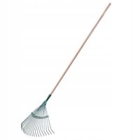 GRABIE DO LIŚCI TRAWY Z DRUTU Z TRZONKIEM 45 cm