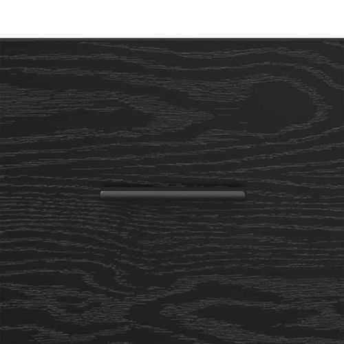 Szafka Nocna Czarny dąb 50 x 36 x 60 cm Materiał drewnopochodny na Arena.pl