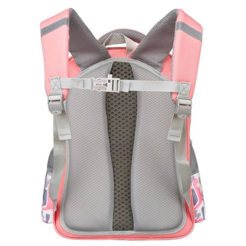 szkolny, różowy plecak z oddychającego poliestru z pasem na Arena.pl