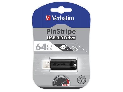 PENDRIVE VERBATIM 64GB PINSTRIPE USB 3.0 na Arena.pl