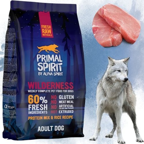 sucha karma dla psa primal spirit wilderness wieprzowina kurczak 1kg na Arena.pl