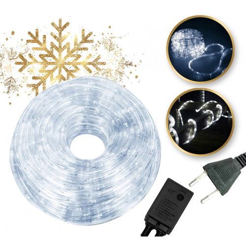 wąż świetlny, lampki zewnętrzne 18,5 metra zimne białe lamp30b na Arena.pl