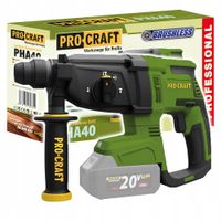 PROCRAFT PHA40 Młotowiertarka akumulatorowa 2.6J 20V 4,0ah